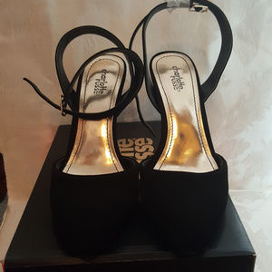 new black cr pointy close toe heel